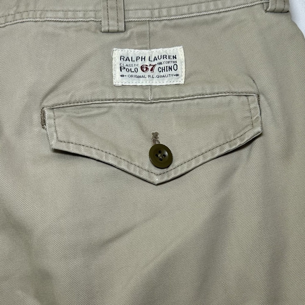 Polo Ralph Lauren Cargo Shorts Size 36 Tan Khaki Men's - Picture 4 of 7